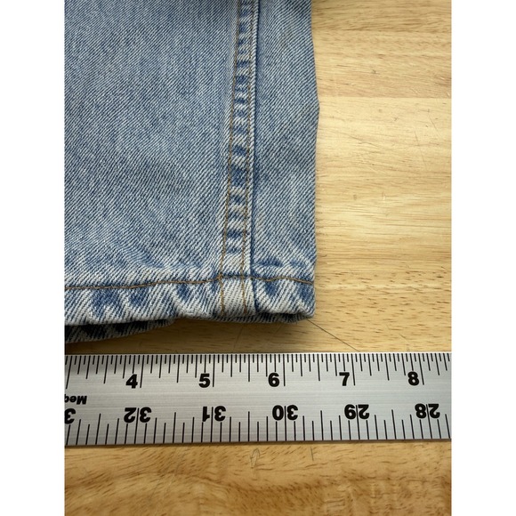 VTG Levi's 512 Junior Denim Blue Jeans Slim Fit Straight Leg USA 7 JR M 27x30.50 - Picture 12 of 12